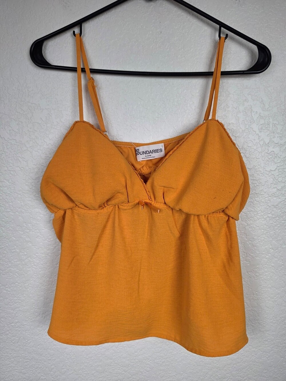 Vintage No Boundaries Women's XL Orange Camisole Top